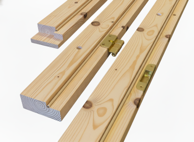 Lakattu tiivistetty karmi 42x92 huulletulle ovilevylle