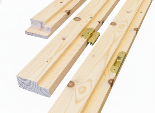 Puuvalmis karmi 42x92mm huulletuille ovilevyille