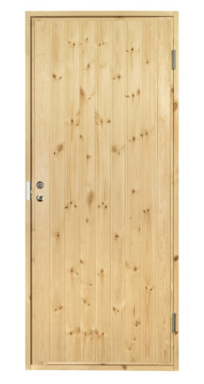 Varaston ovi VO4AL 9x21 puuvalmis eristämätön