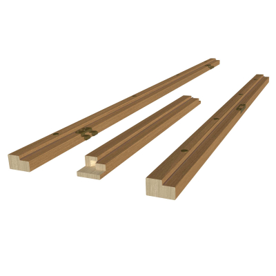 Tammiviilu karmi tiivisteellä 42x92 mm huulletuille ovilevyille